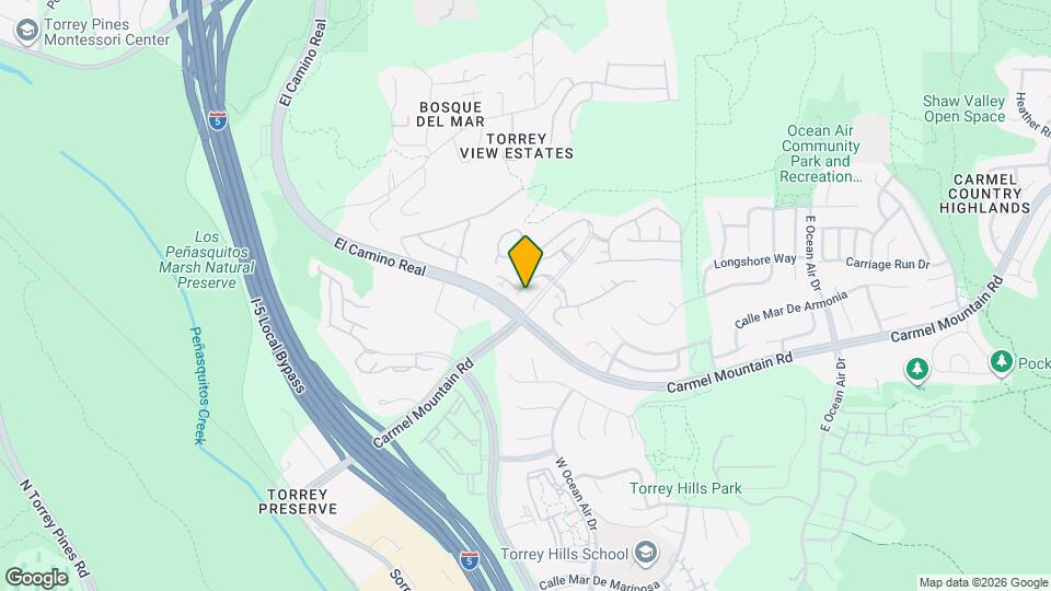 11248 Carmel Creek Rd Map and Location Details