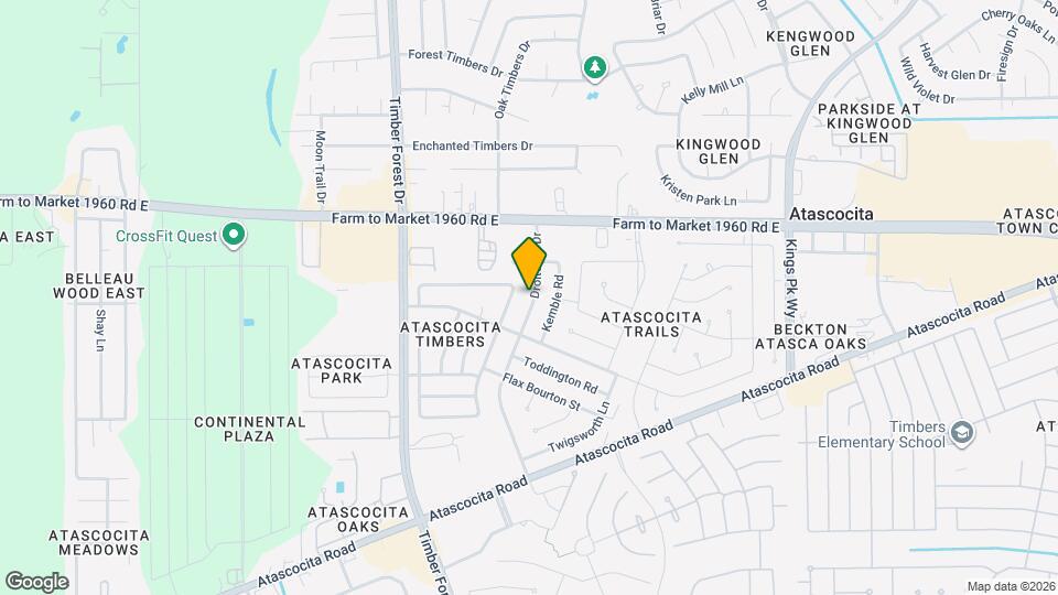 18927 Droitwich Dr Map and Location Details