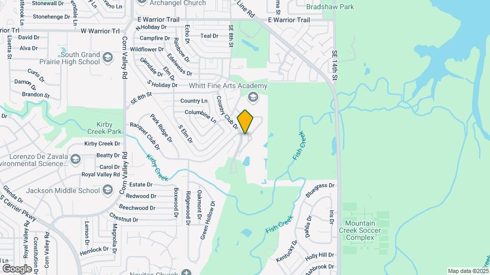 3441 Country Club Dr Map and Location Details