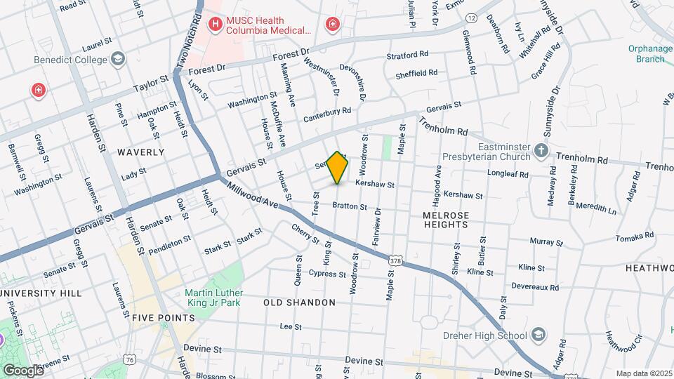 1229 King St Map and Location Details