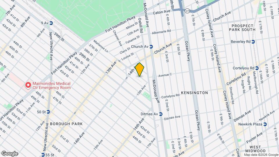1448 36th St Map and Location Details