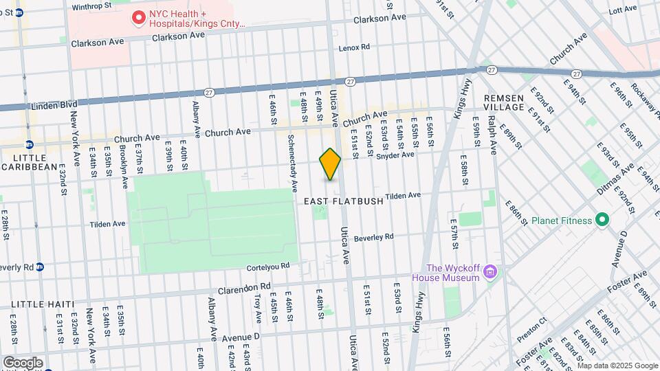 529 E 49th St Map and Location Details