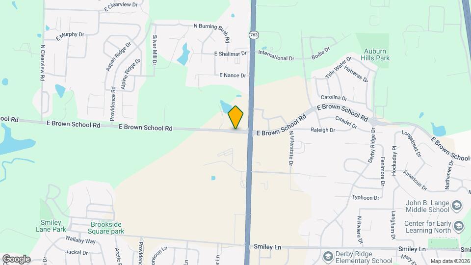 1302 E Brown School Rd Map and Location Details