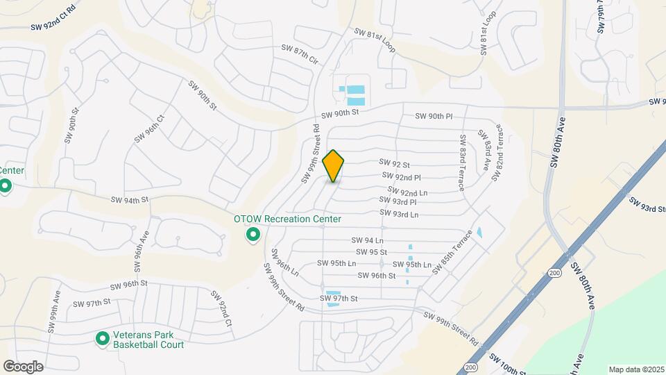 9286 SW 89th Court Rd Map and Location Details