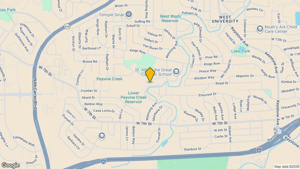 2718 Powder Dr Map and Location Details