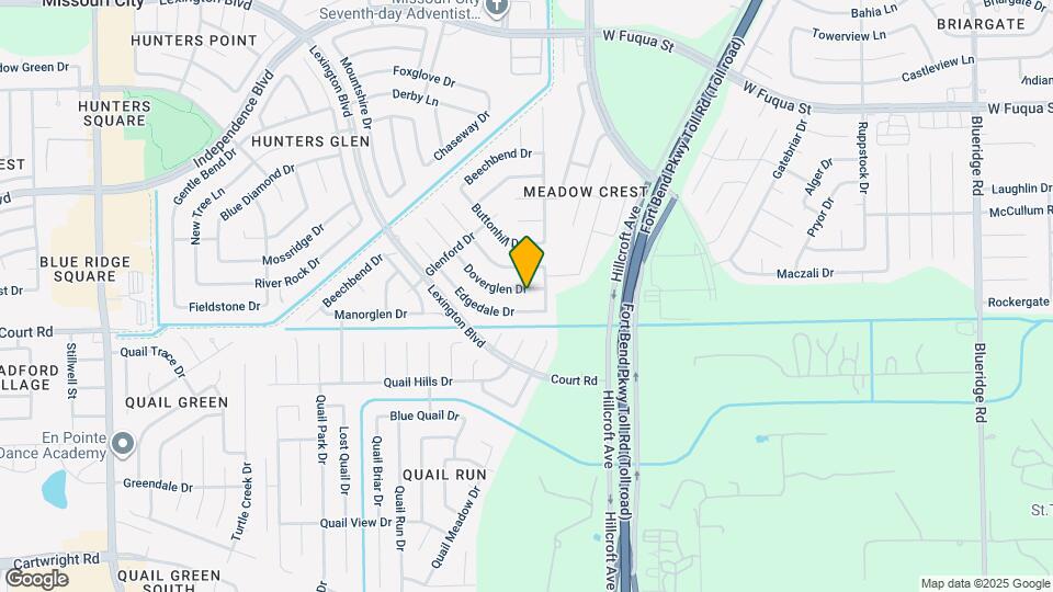 2526 Doverglen Dr Map and Location Details