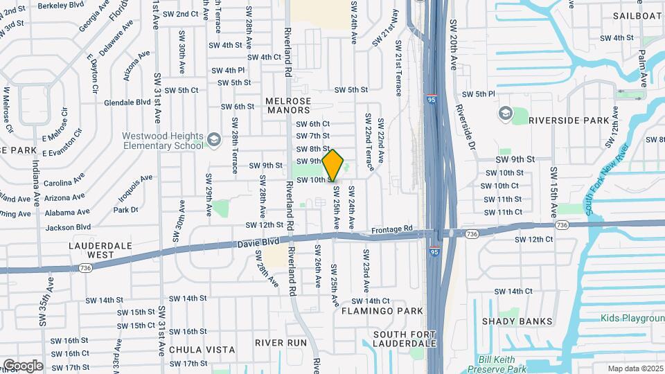 1011 SW 25th Ave Map and Location Details