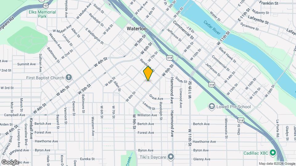 1012 1/2 Wellington St Map and Location Details