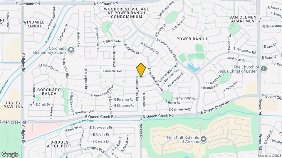 4010 E Sidewinder Ct Map and Location Details