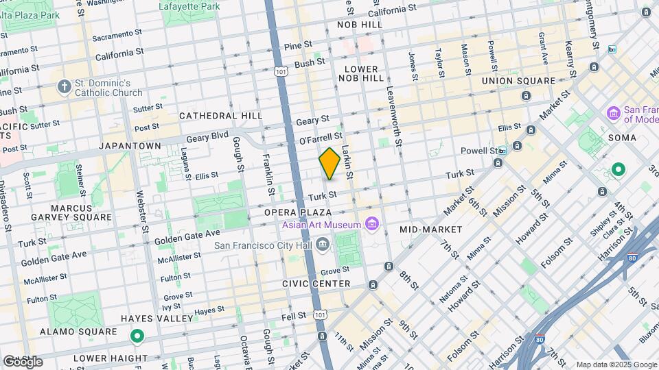 640-644 Polk St Map and Location Details