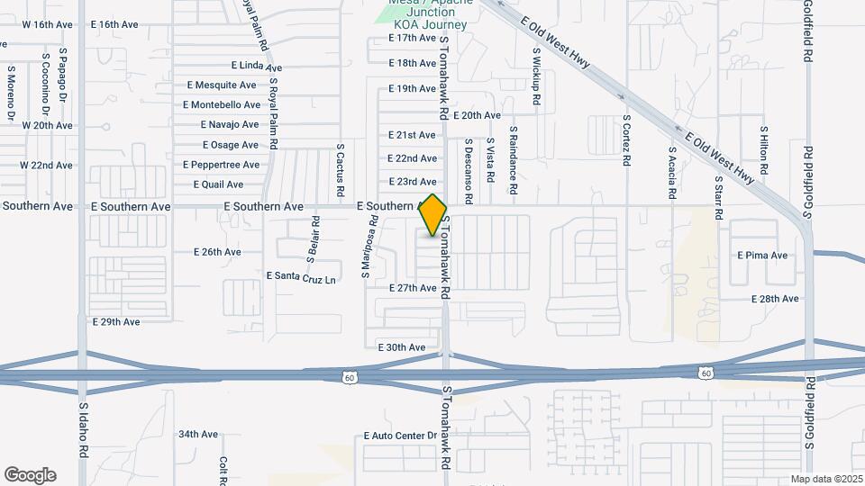 1548 E 26th Ave Mapa y Detalles de la Ubicación