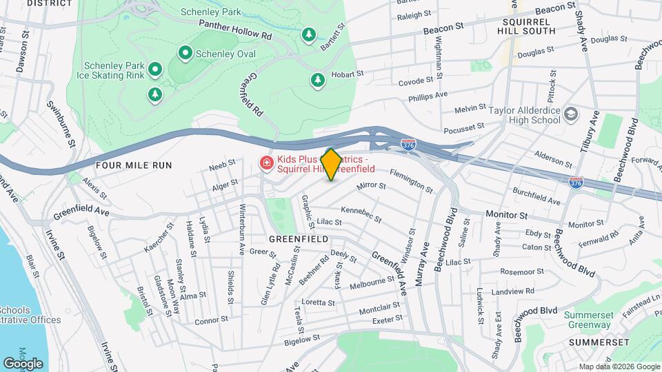 847 Flemington St Map and Location Details