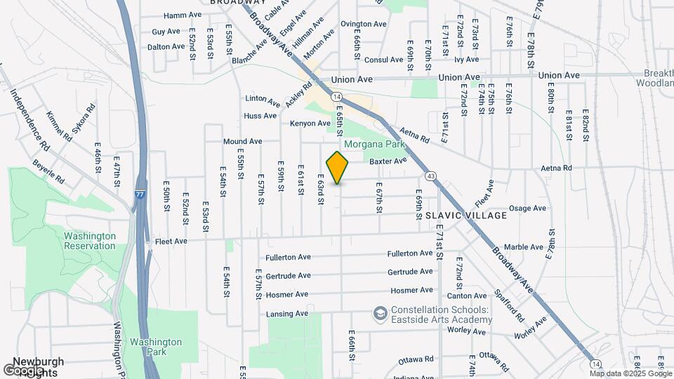 3676 E 65th St Map and Location Details