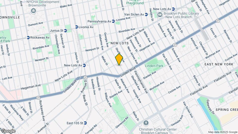 732 Georgia Avenue Brooklyn NY 11207 Map and Location Details