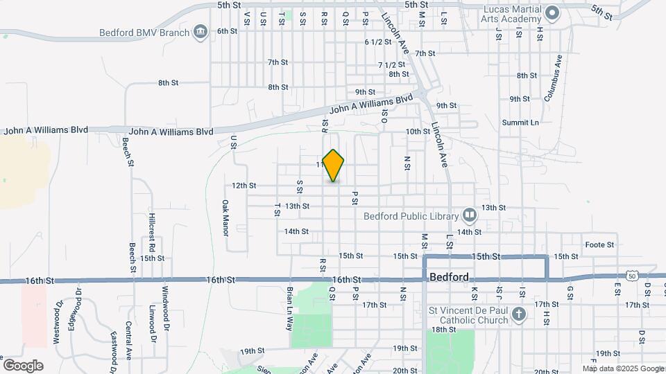 1720 12th St Map and Location Details