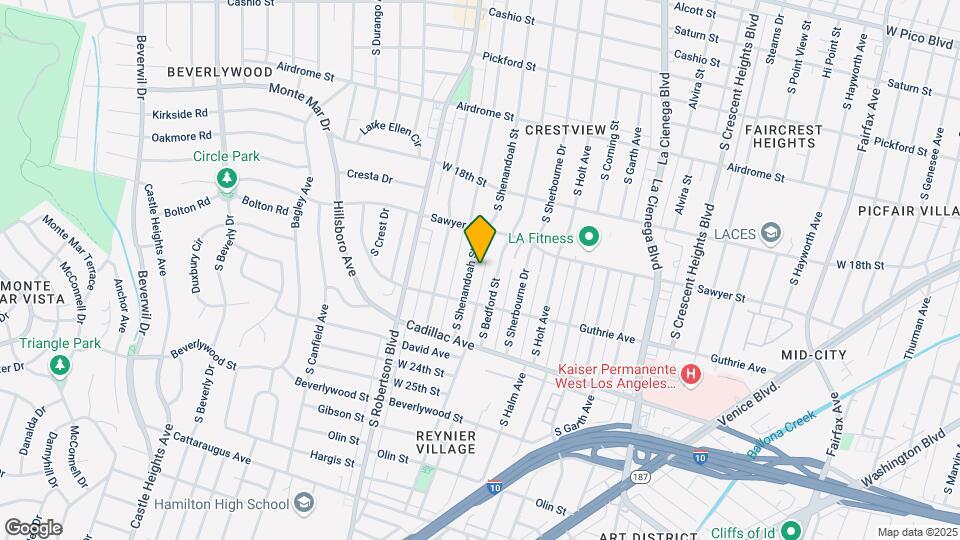 1936 S Shenandoah St Map and Location Details