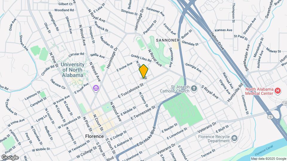 623 E Tuscaloosa St, Unit A Map and Location Details