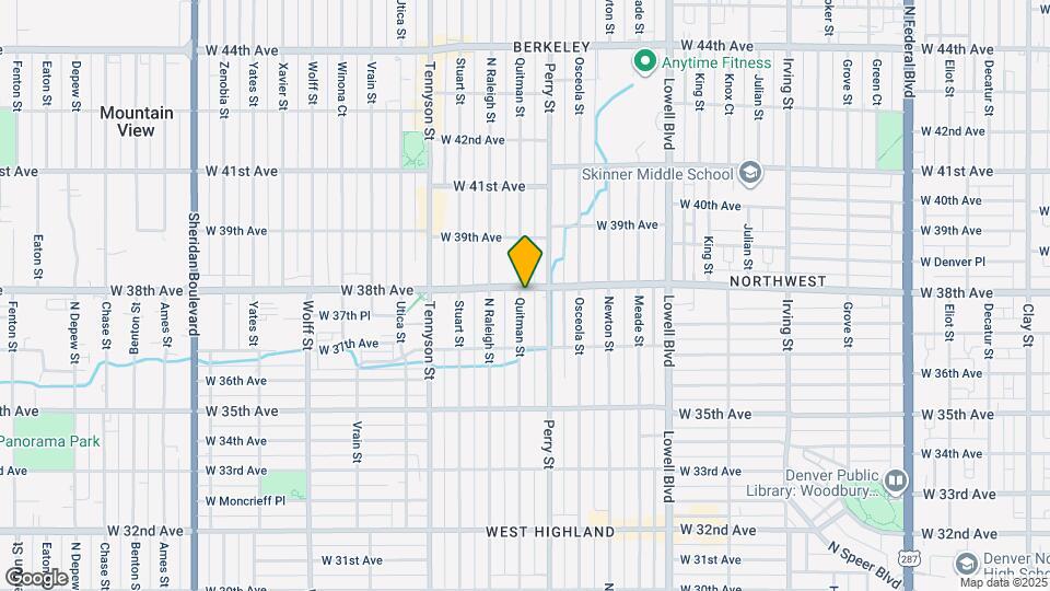 3784 Quitman St Map and Location Details