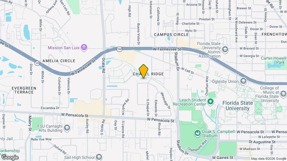 1804 Westridge Dr Mapa y Detalles de la Ubicación