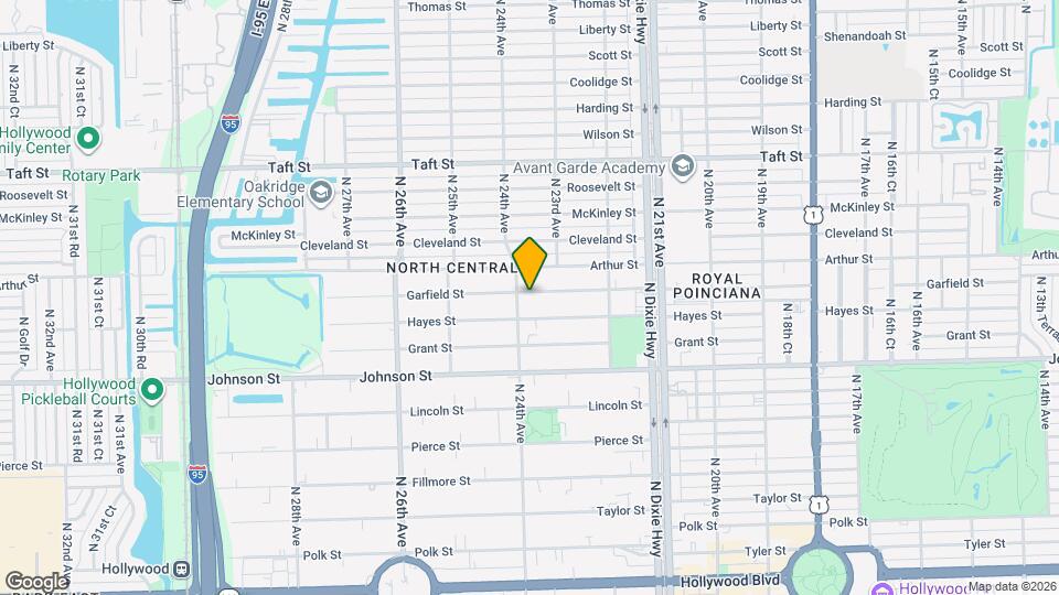 2330 Garfield St Map and Location Details