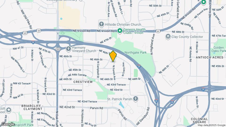 4528 N Forest Ave Map and Location Details