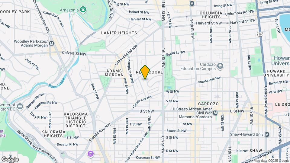 2302 17th St NW Map and Location Details