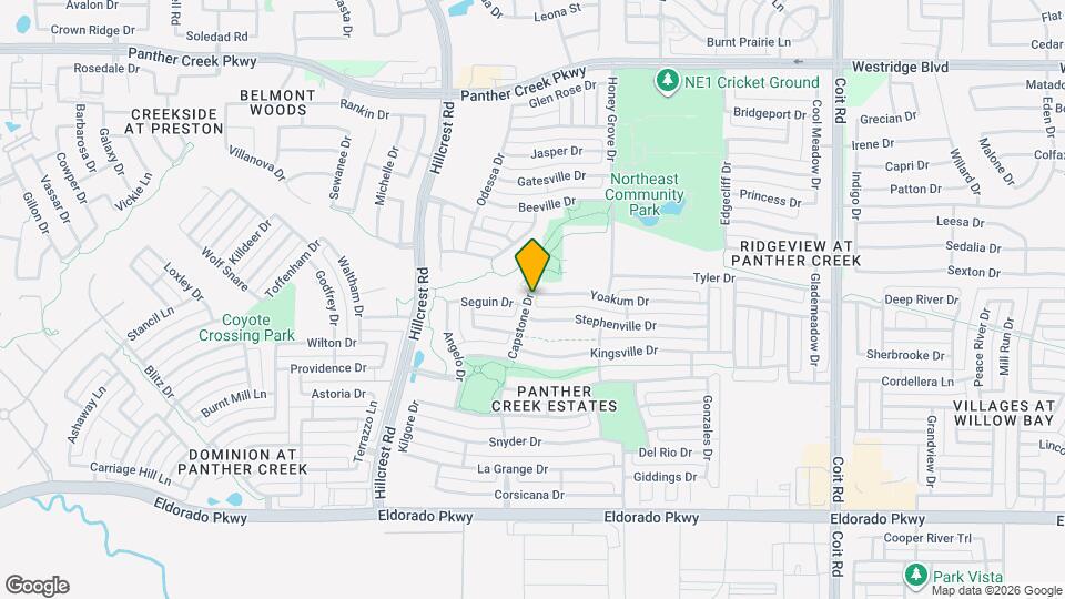 11415 Yoakum Dr Map and Location Details