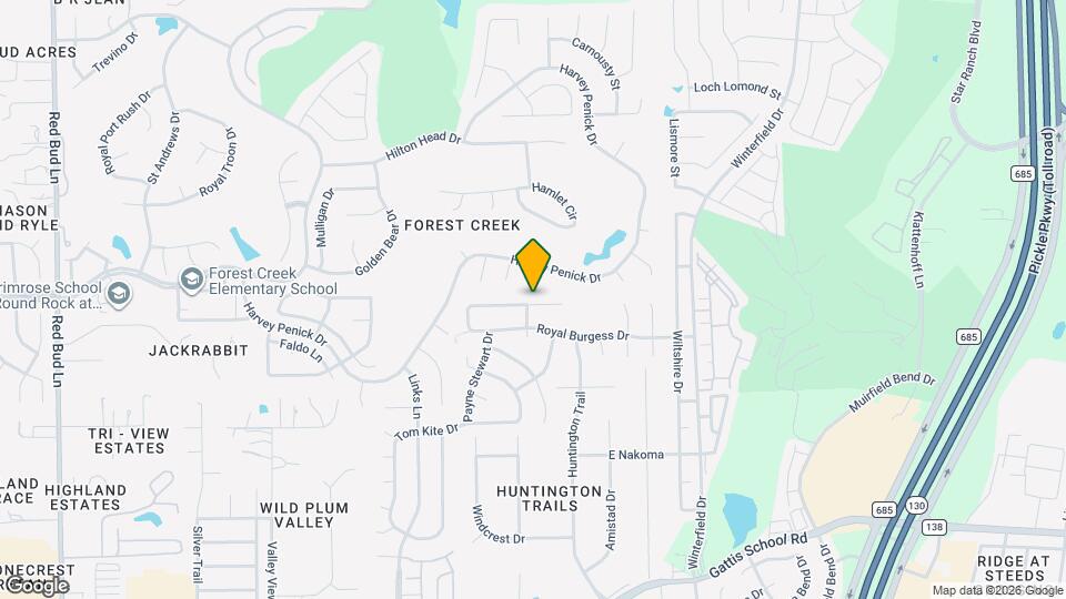 201 Paul Azinger Ct Mapa y Detalles de la Ubicación