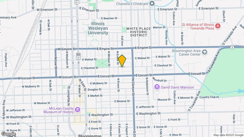 505 E Chestnut St, Unit A Map and Location Details