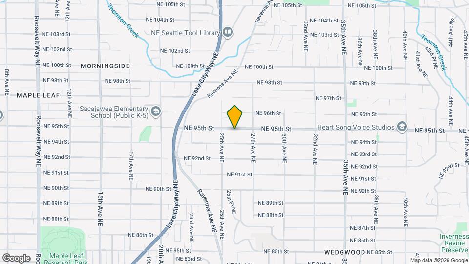 2525 NE 95th St Map and Location Details