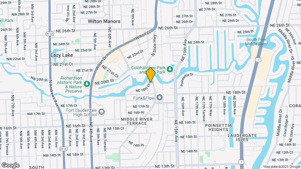 1835 N Dixie Hwy Mapa y Detalles de la Ubicación