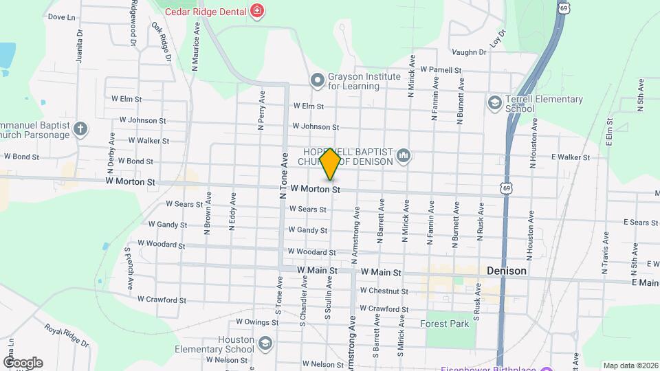 901 W Morton St Map and Location Details