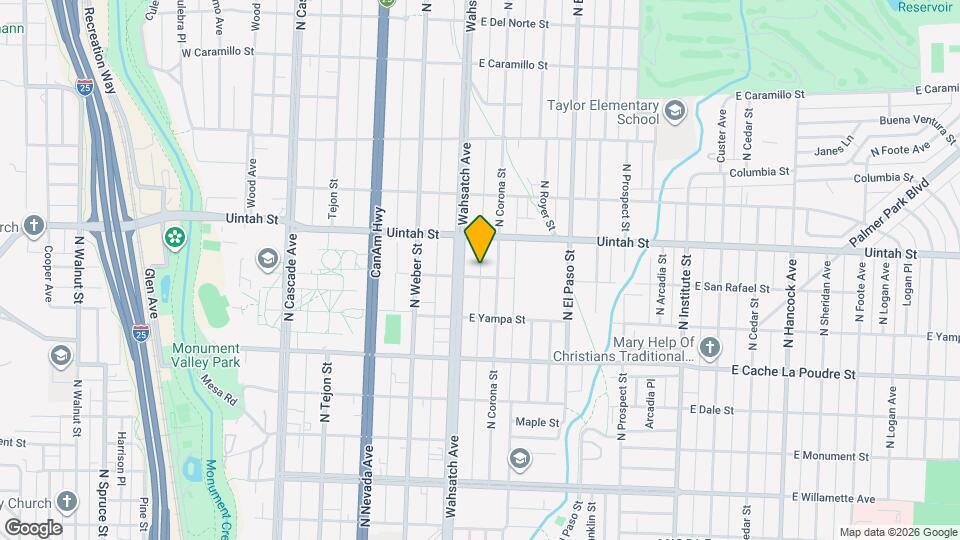 414 E San Rafael St Map and Location Details