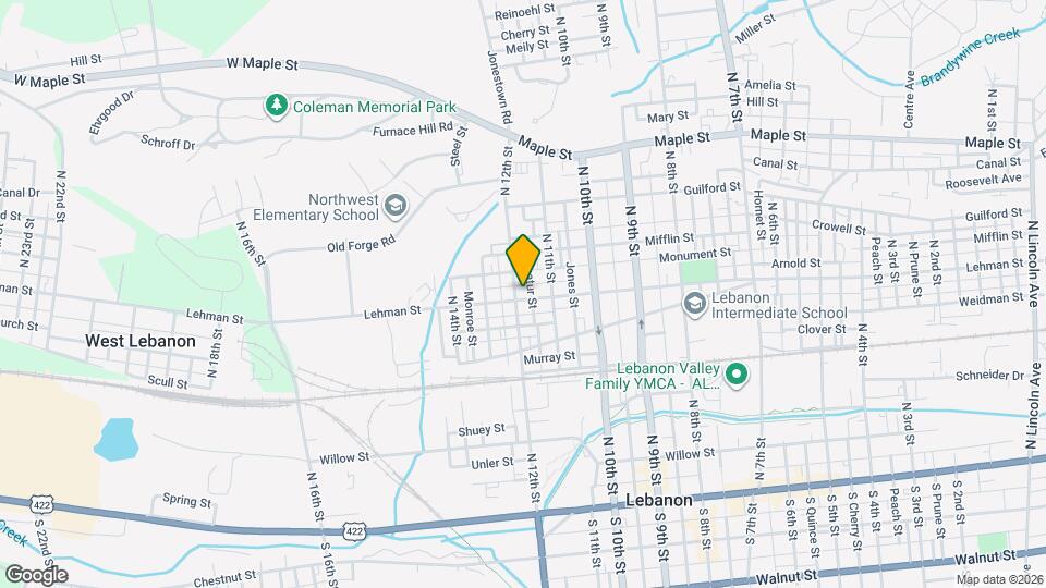 1129 Lehman St, Unit 2 Mapa y Detalles de la Ubicación