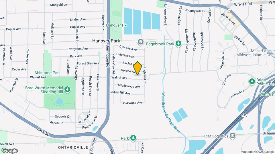 1431 Walnut Ave Map and Location Details