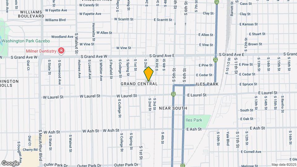 1528 S 2nd St Map and Location Details