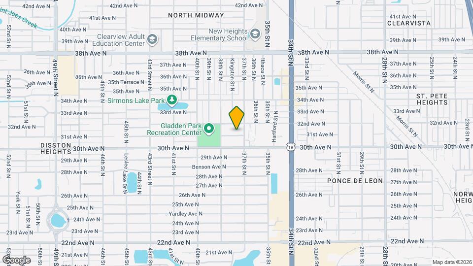 3725 31st Ave N Map and Location Details