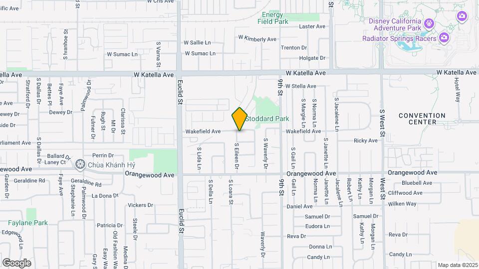 1584 W Wakefield Ave Map and Location Details