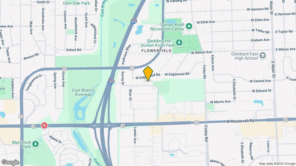 1160 Surrey Dr Mapa y Detalles de la Ubicación