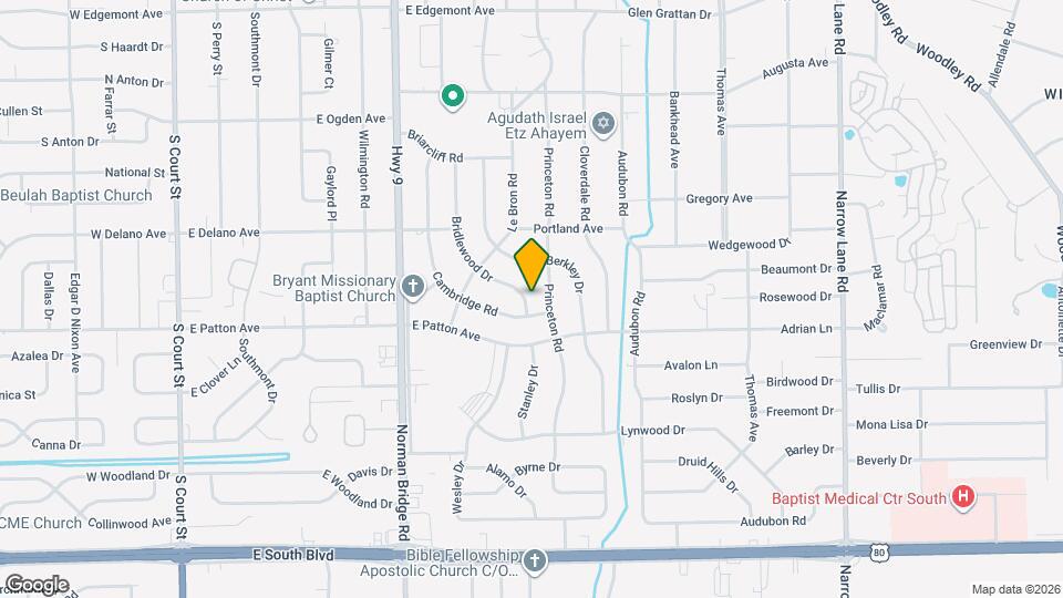 3735 Bridlewood Dr Map and Location Details