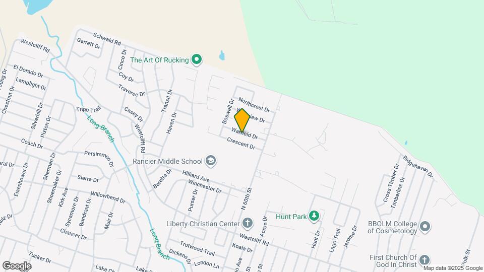 3504 Warfield Dr Map and Location Details