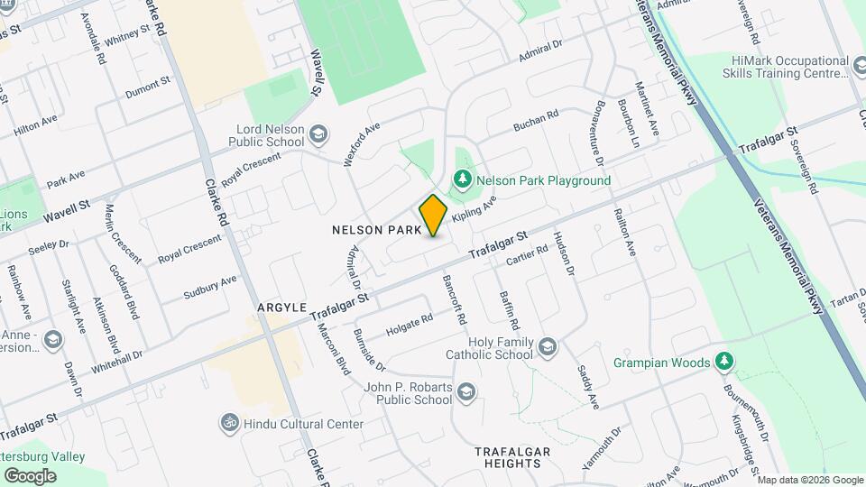 128 Toulon Crescent Map and Location Details