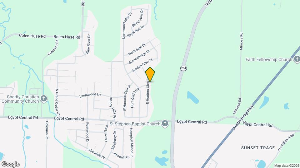 4425 Hunt Cliff Trce Map and Location Details