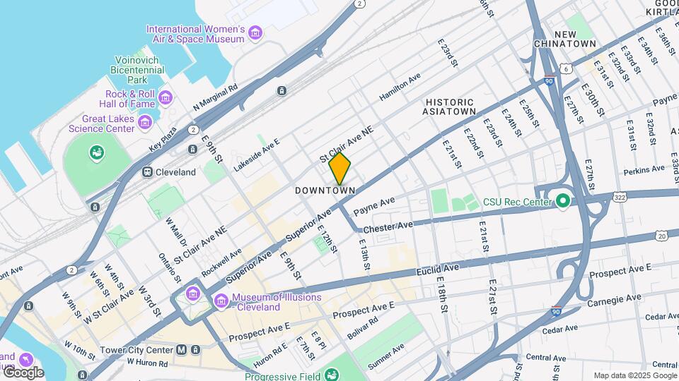 1403 Superior Ave Mapa y Detalles de la Ubicación