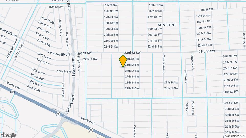 4020 26th St SW Map and Location Details