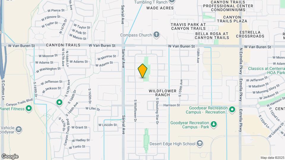 16170 W Jefferson St Mapa y Detalles de la Ubicación