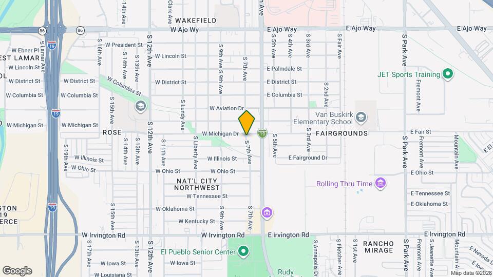 4509 S 7th Ave Mapa y Detalles de la Ubicación