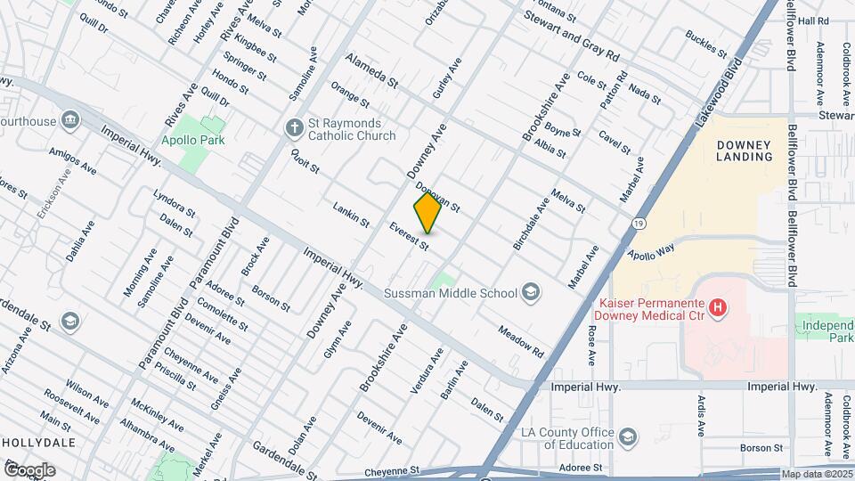 8437 Everest St Map and Location Details
