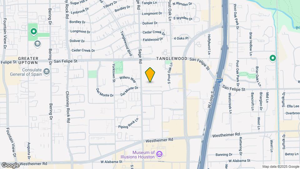 5136 Del Monte Dr Map and Location Details