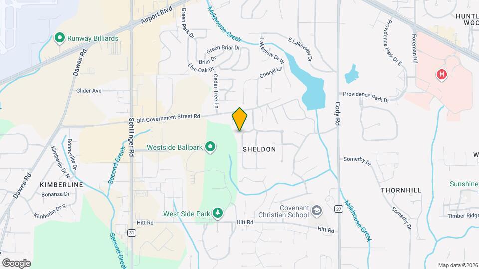 732 Willow Bridge Dr W Map and Location Details